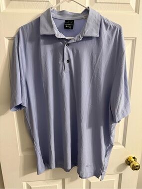 Greg Norman Collection Light Blue Men’s Performance Polo
